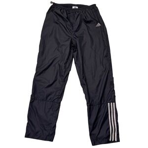 Vintage Y2K Adidas nylon windbreaker track pants - Medium